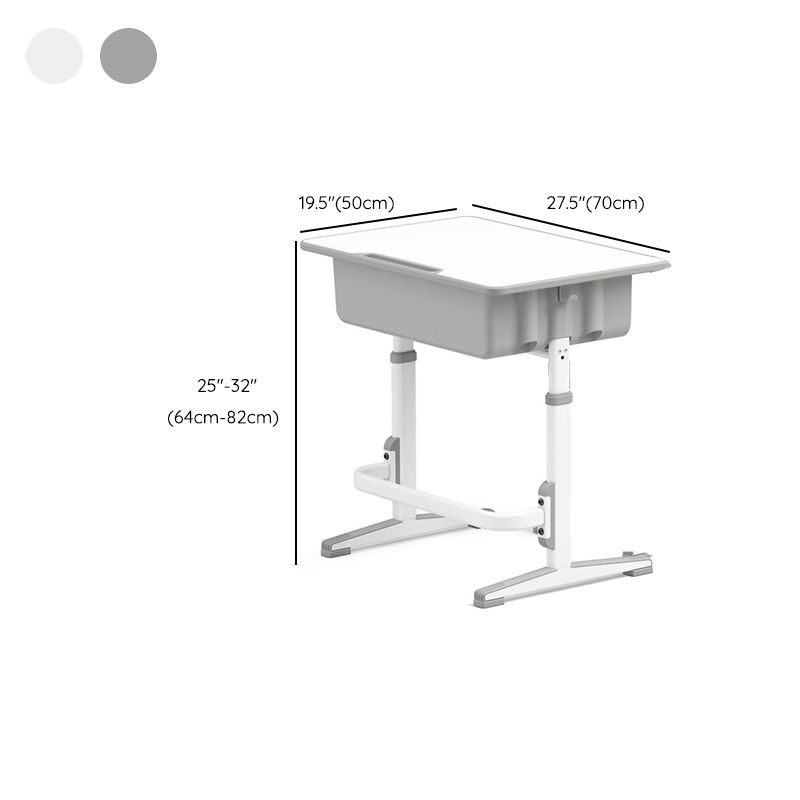 School Kids Desks Adjustable Writing Desk and Chair Set with Hook