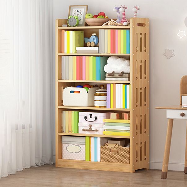 Freestanding Standard Kids Bookcase Nordic Light Wood Standard Bookcase