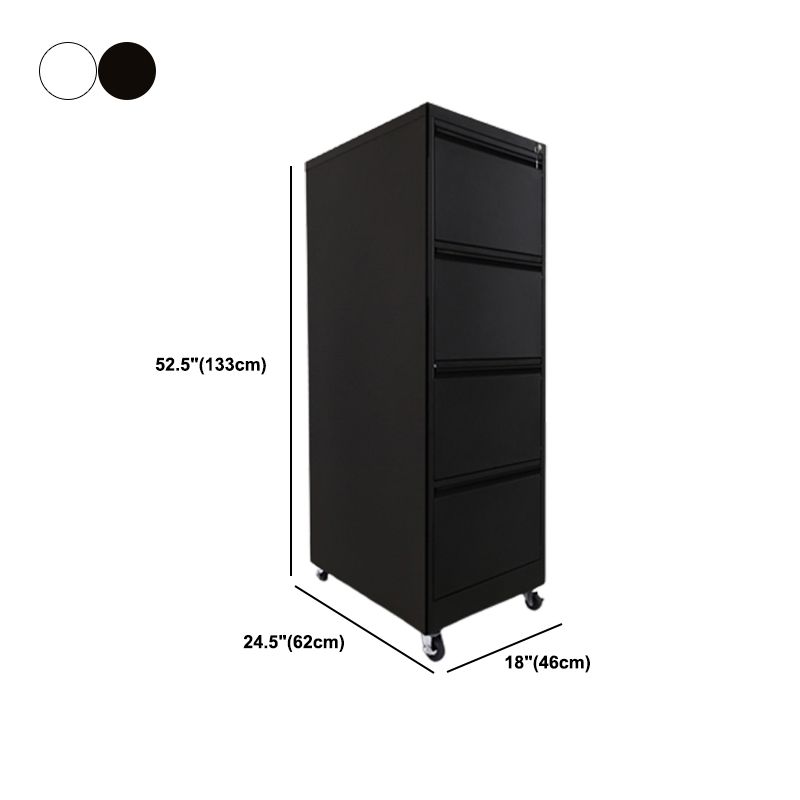 Steel Filing Cabinet Contemporary File Cabinet with Lock and Storage