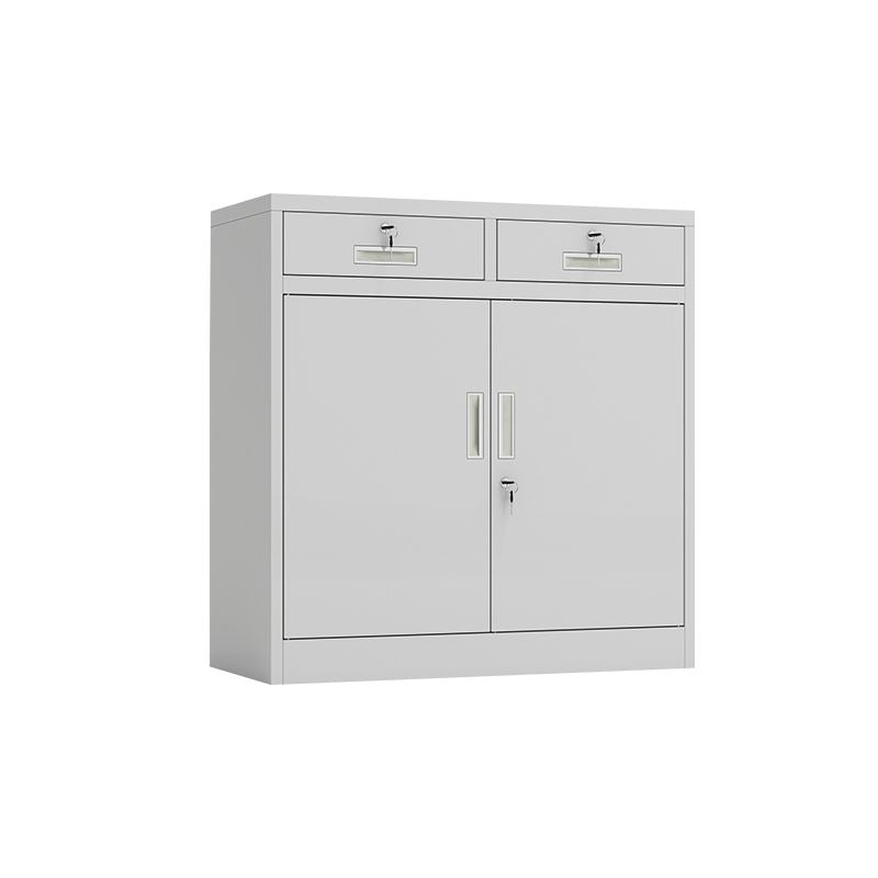 Vertical Filing Cabinet Contemporary Steel Fire-Resistant File Cabinet for Home or Office