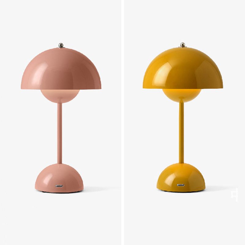 Macaron Simple Table Lamp 1-Light Desk Light with Acrylic Shade for Bedroom