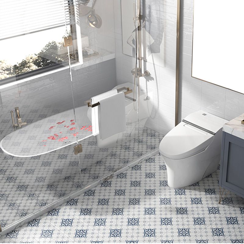 Square 7.87"x7.87" Ceramic Tile Patterned Singular Tile for Floor