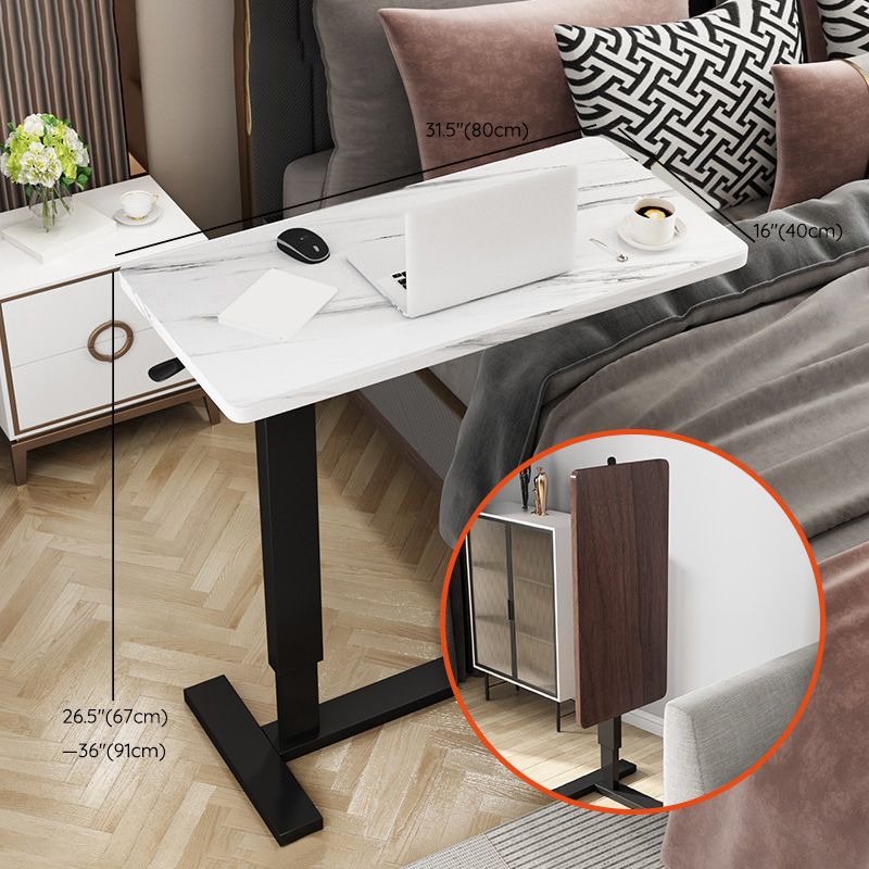 Adjustable Height Bedroom Writing Desk Pedestal Base Office Desk