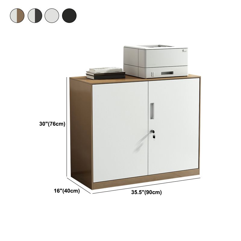 Modern Cabinet Wood Locking Drawers and Storage File Cabinet