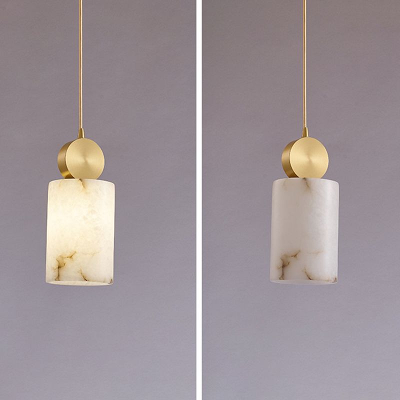 Suspension Pendant Light Simplicity Stone Bedroom Hanging Ceiling Light