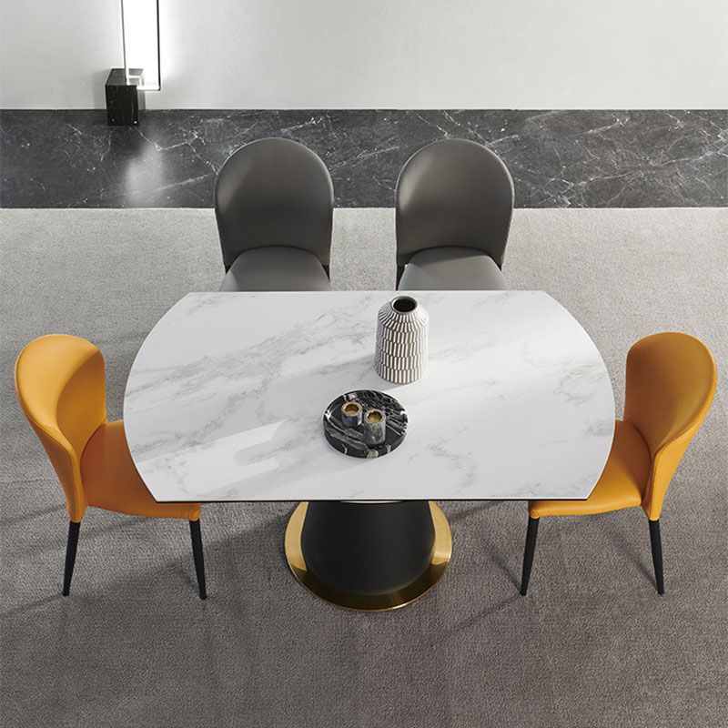 Glam 1/3/4/5/7 Pieces Dining Set Sintered Stone Dining Table Set for Dining Areas