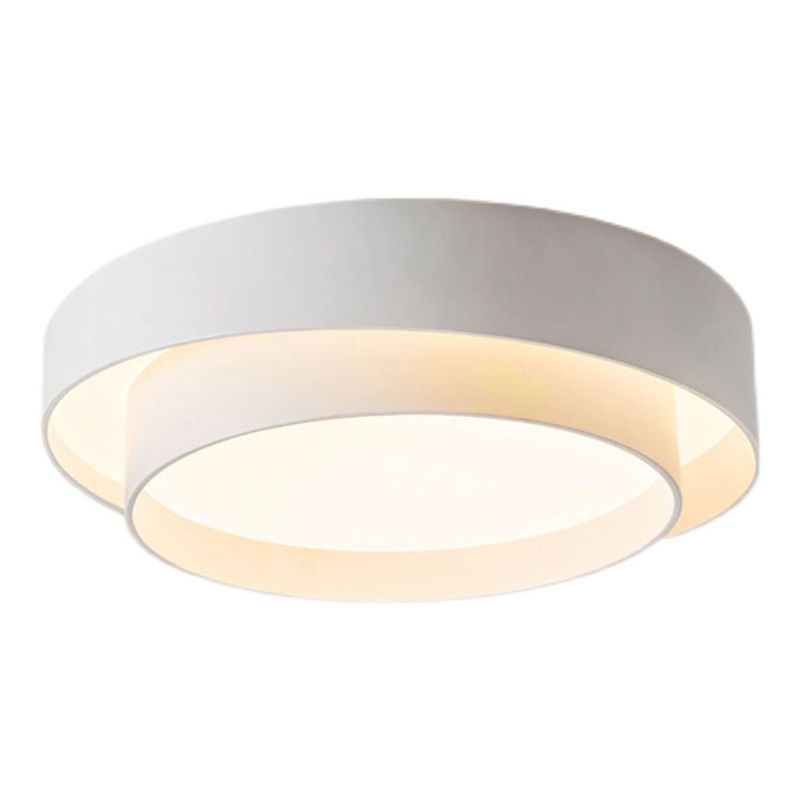 Circle Bedroom Flush Ceiling Light Metal LED Nordic Flush Ceiling Lamp Fixture