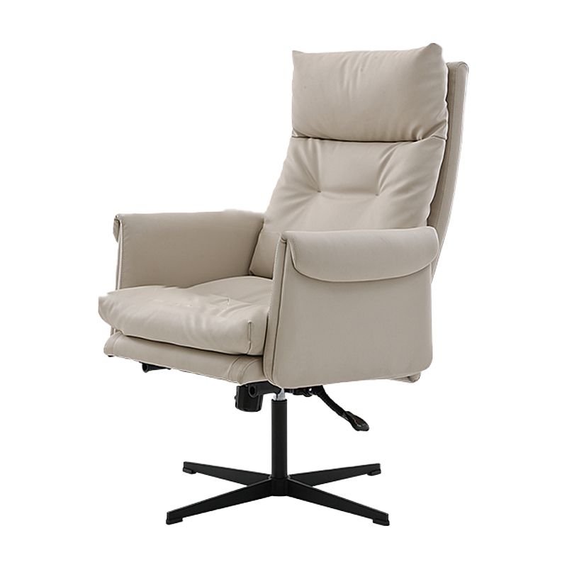 Height-adjustable Managers Chair Ergonomic Adjustable Executive Leather Chair