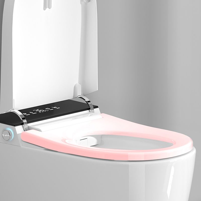 White All-In-One Smart Toilet Seat with Wireless Remote Control