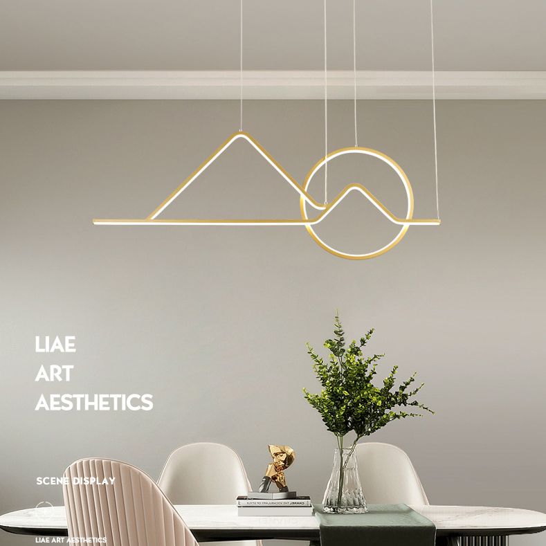 Singularité moderne LED LINEAR PRENDANT LIGHT