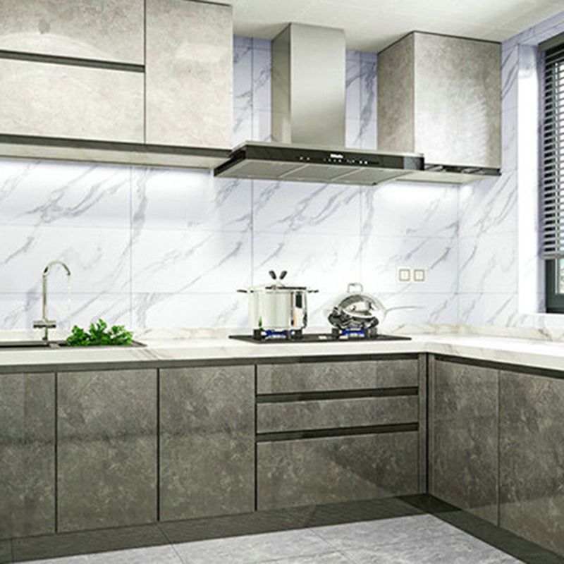 Modern Peel and Stick Backsplash Tile PVC Peel/Stick Backsplash Tile