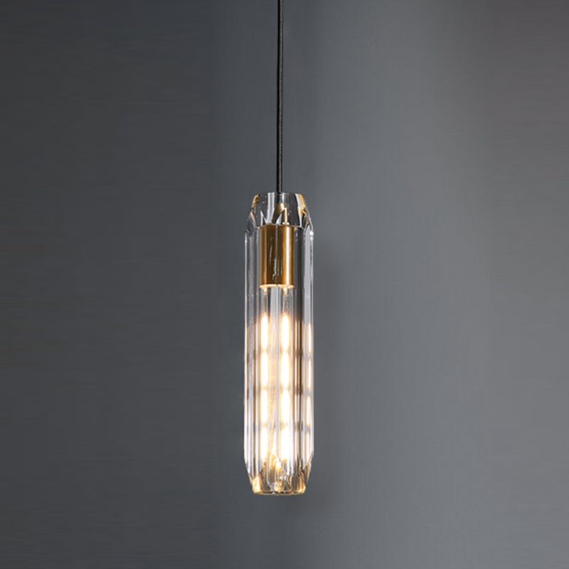 Modern Simple Hanging Light Creative Crystal Pendant Lighting Fixture