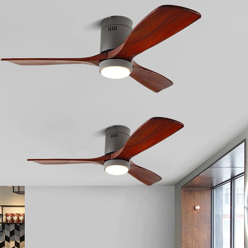 LED Ceiling Fan Light Fixture Household Ceiling Flush Mount for Kids' Room