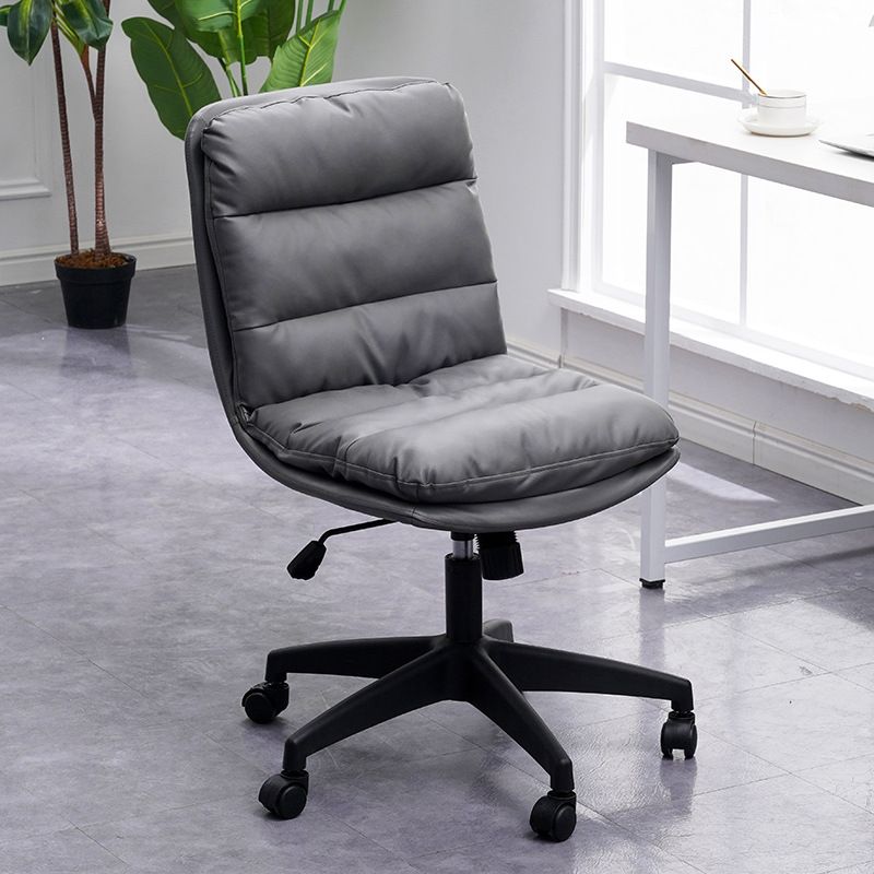 Nylon Frame Modern Desk Chair with Wheels Mid Back Task Chair