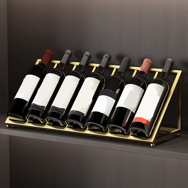 Modern Tabletop or Countertop Free-Stand Wine Rack Kit Metal Wine Racks