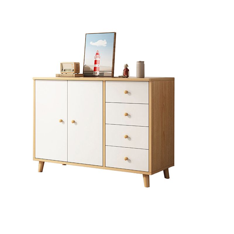 Scandinavian Kids Furniture Wood Kids Dresser Set with Drawers for Bathroom