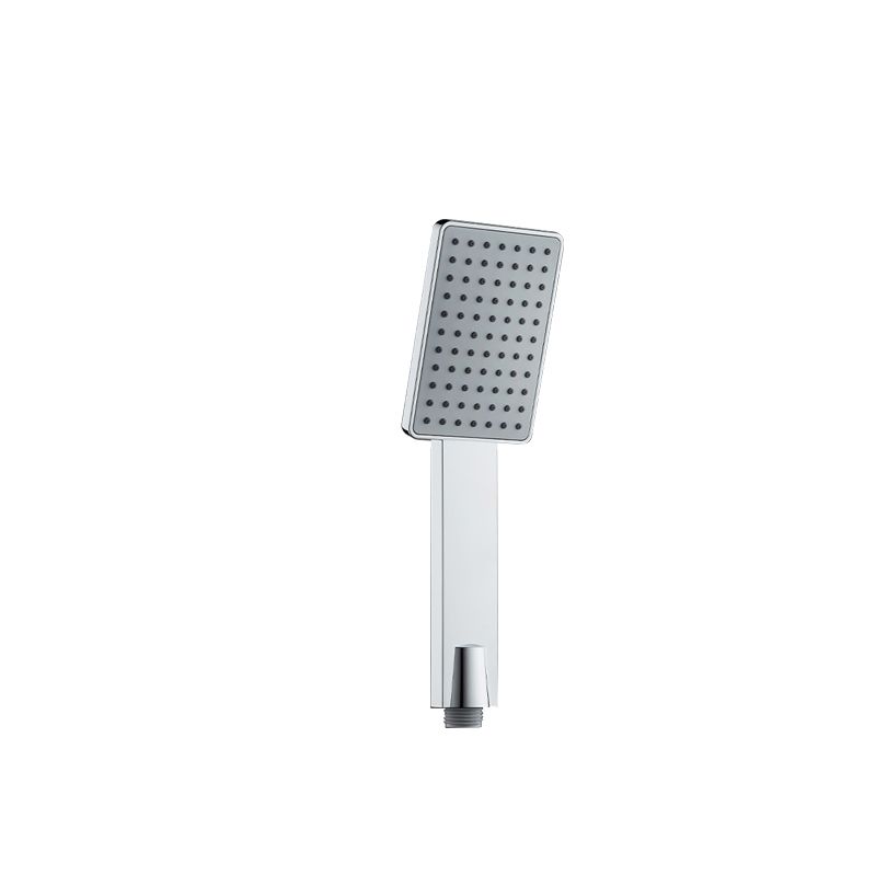 Contemporary Handheld Supercharged Shower Head Square Turbo Spray Head