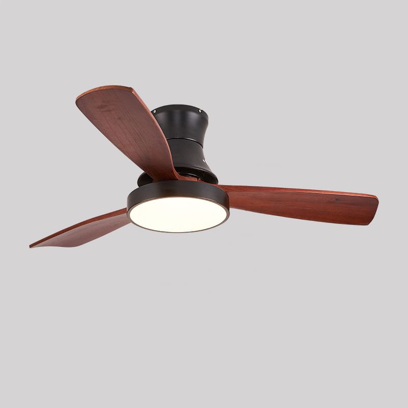 Modern LED Ceiling Fan Light Fixture Minimalism Ceiling Flush Mount for Kids' Room