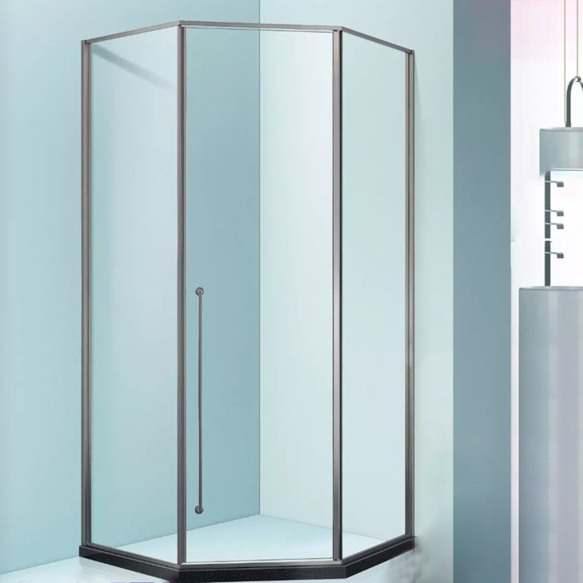 Framed Tempered Shower Bath Door Transparent Bi-Fold Shower Door