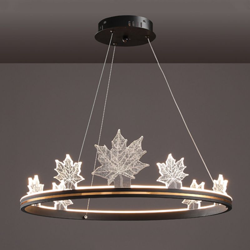 Modern Round Shape Chandelier Lights Metal 8 Light Chandelier Lighting Fixtures