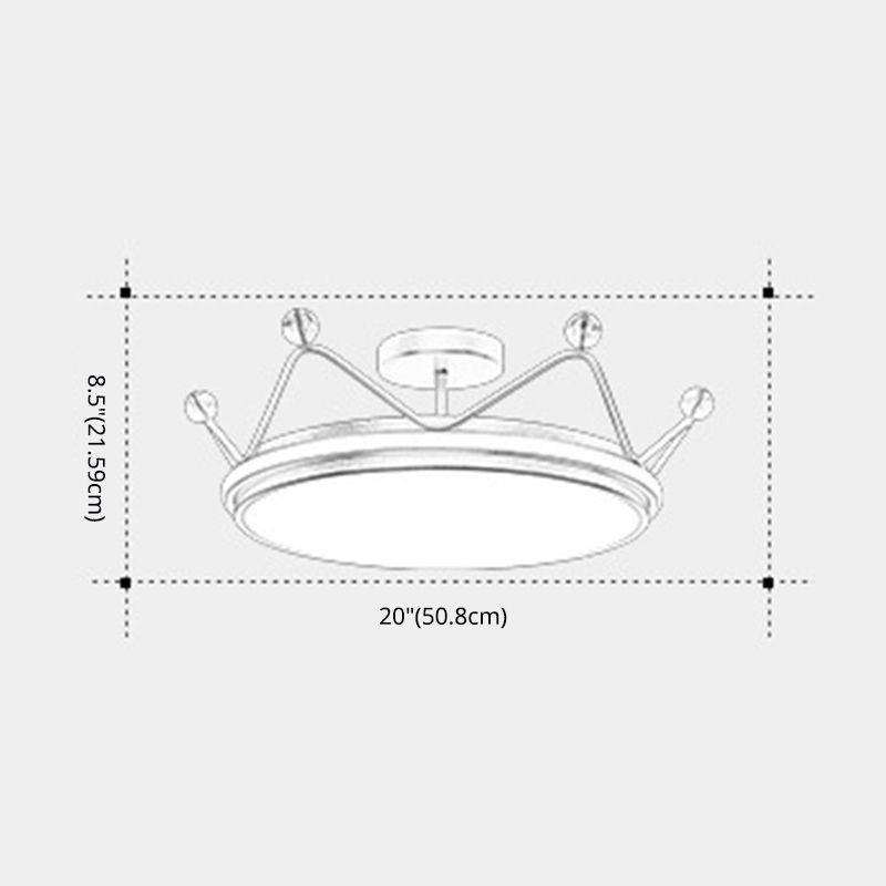 Kinderzimmer Schöne LED -Flush -Lampe Acryl Kinder Oberfläche Deckenleuchte