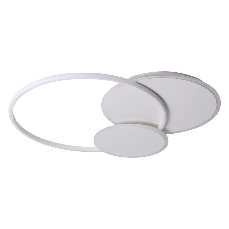 Circles Flush Mount Light Minimalist Style Metal LED Flush Ceiling Light Fixture