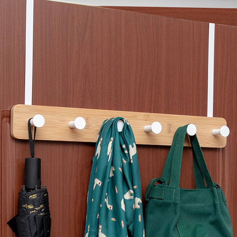 Contemporary Entryway Kit Wood Wall Mounted Hooks Included No Distressing Hall Stand