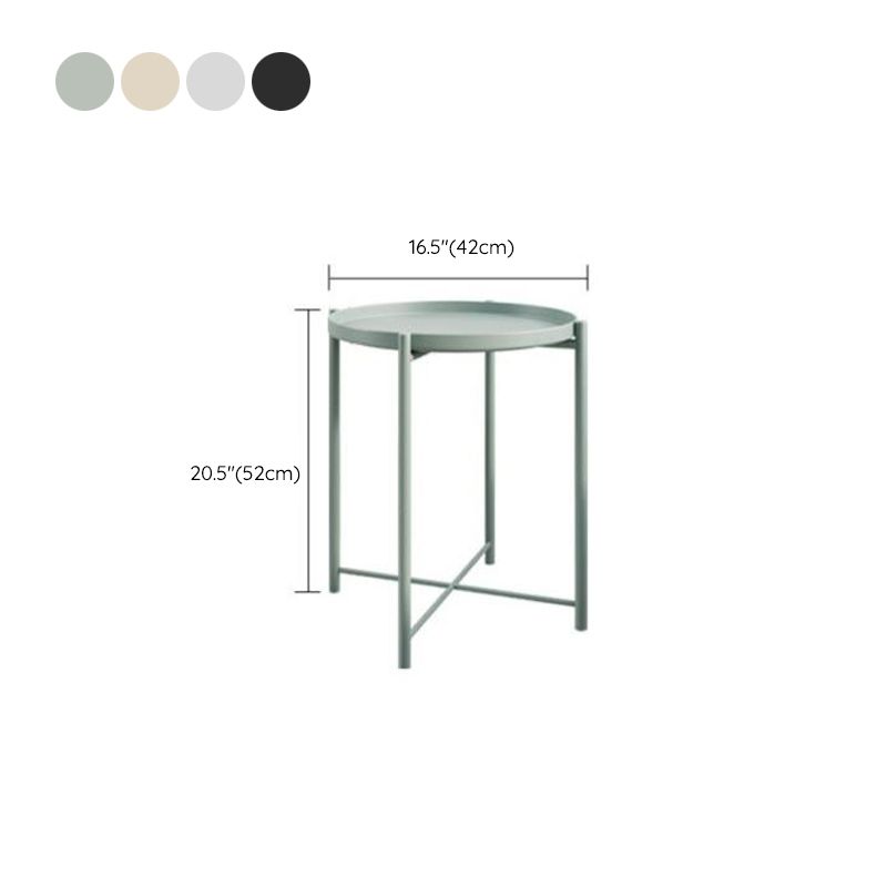 Modern Bed Nightstand Metal Accent Table Nightstand for Bedroom