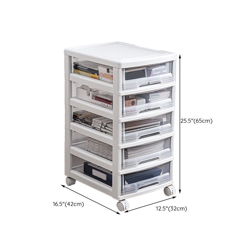 Modern Plastic Filing Cabinet Drawers Storage File Cabinet for Office