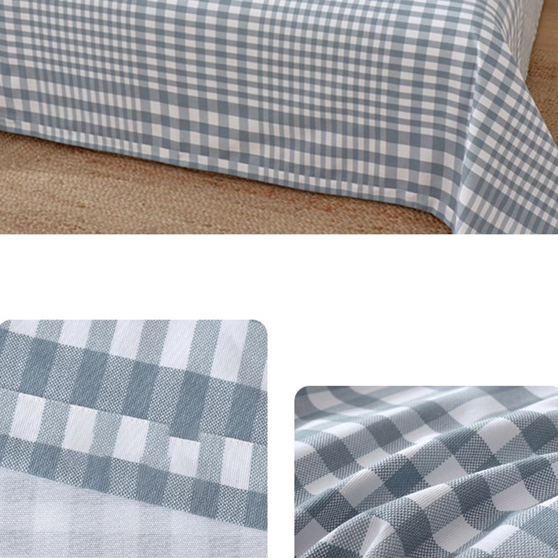 Non-Pilling Sheet Set Cotton Fade Resistant Breathable Soft Bed Sheet Set