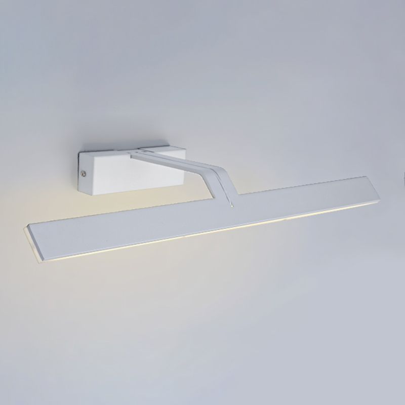 Lineal Metal Wall Donce Modern 1 Luz de la pared de espejo de luz 1 en blanco