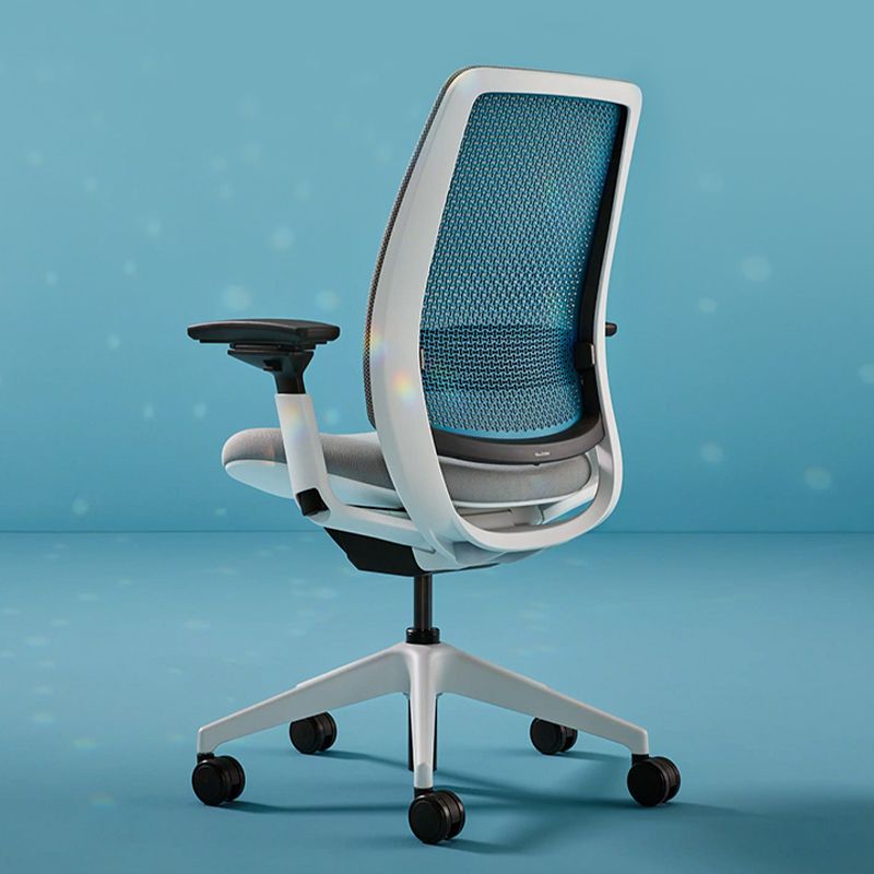 Removable Arms Desk Chair No Distressing Ergonomic Office Chair with Wheels