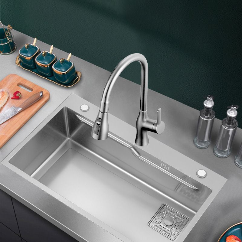 Stainless Steel Kitchen Sink Contemporary Kitchen Sink with Drain Assembly