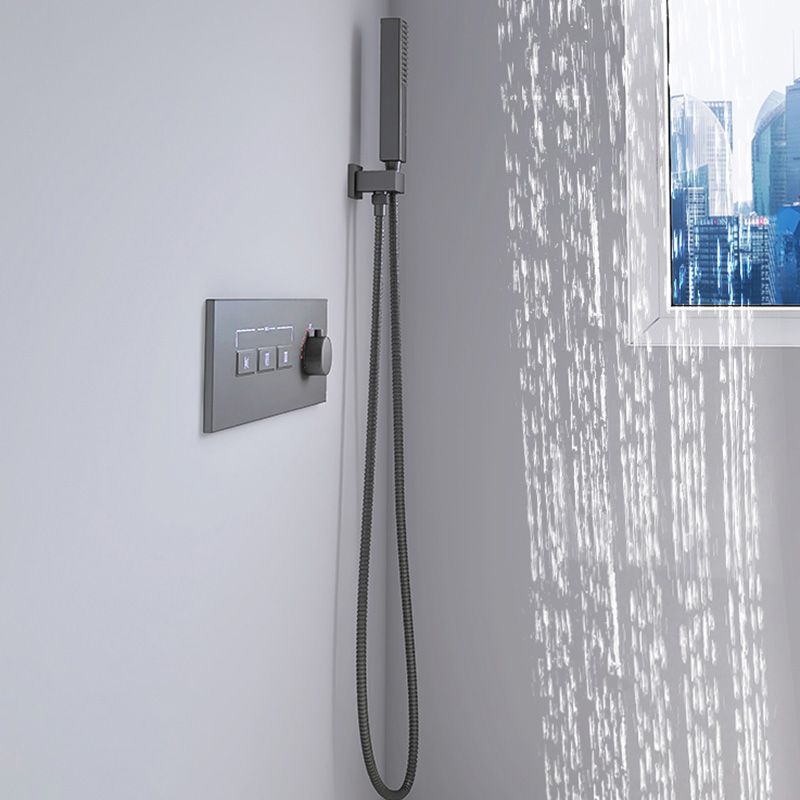 Modern Shower Set Handheld Shower Head Wall Mounted Shower System