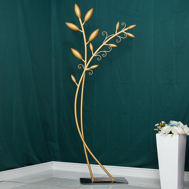 Extravagant Hall Stand Metal Hall Tree with Hooks Coat Hanger