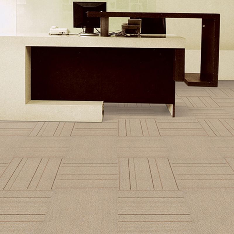 Loose Lay Indoor Carpet Tiles Non-Skid Level Loop Carpet Tile