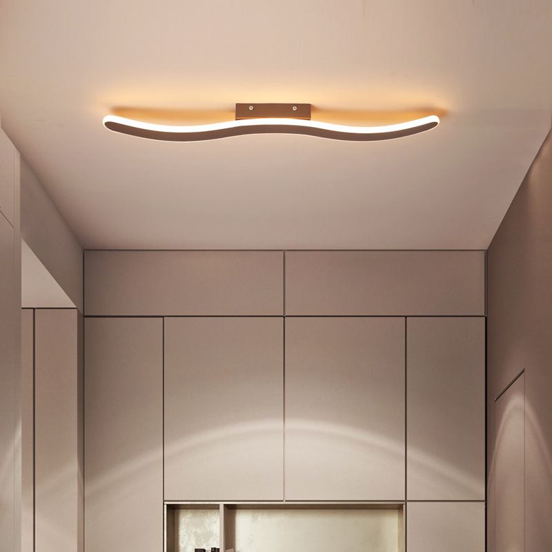 Lineaire vorm muurverlichting moderne stijl metaal 1 lichte sconce licht voor doucheruimte