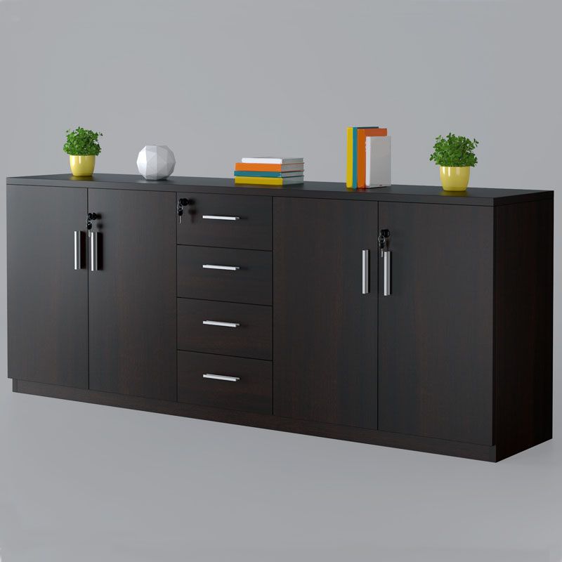 Engineered Wood Cabinet Contemporary File Pedestal File Cabinet