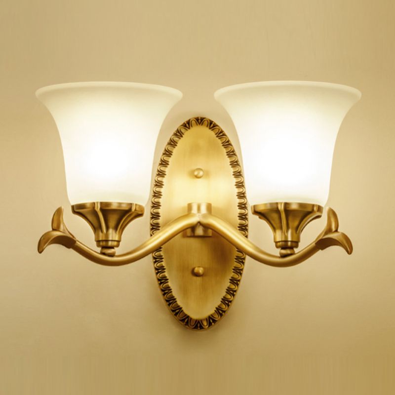 Unique Shape Wall Light Fixture Modern Wall Mounted Lighting in Gold Finish