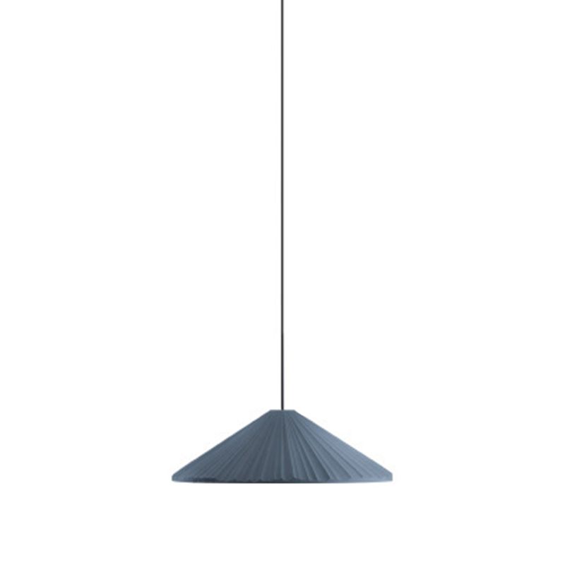 Cone Shape Hanging Light Modern Style Resin 1 Light Hanging Lighting for Living Room