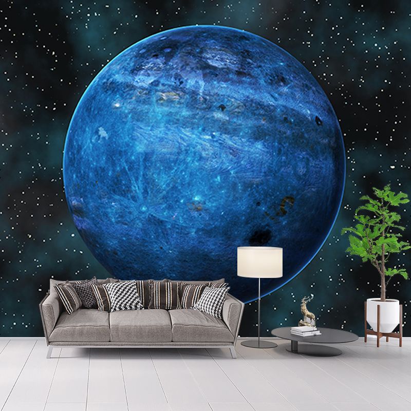 Bedroom Wall Mural Wallpaper Novelty Universe Mildew Resistant Wall Decor