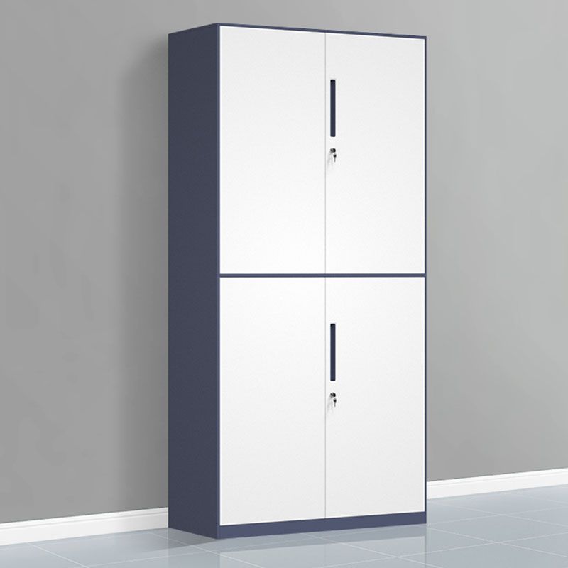 Contemporary File Cabinet Metal Frame Fireproof Vertical File Cabinet with Lock