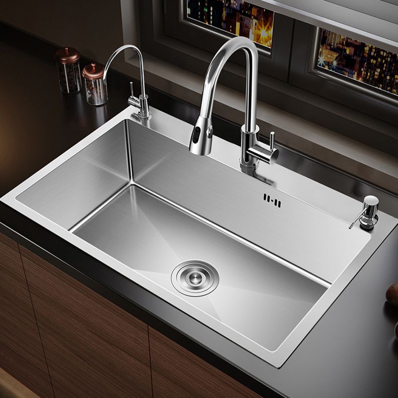 Contemporary Style Kitchen Sink Stainless Steel Non-slip Kitchen Sink