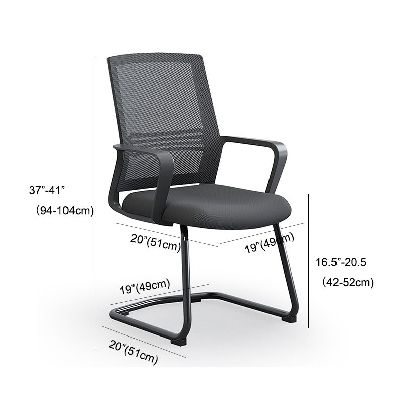 High / Mid Back Office Chair Black Mesh Rotatable Desk Chair with Wheels