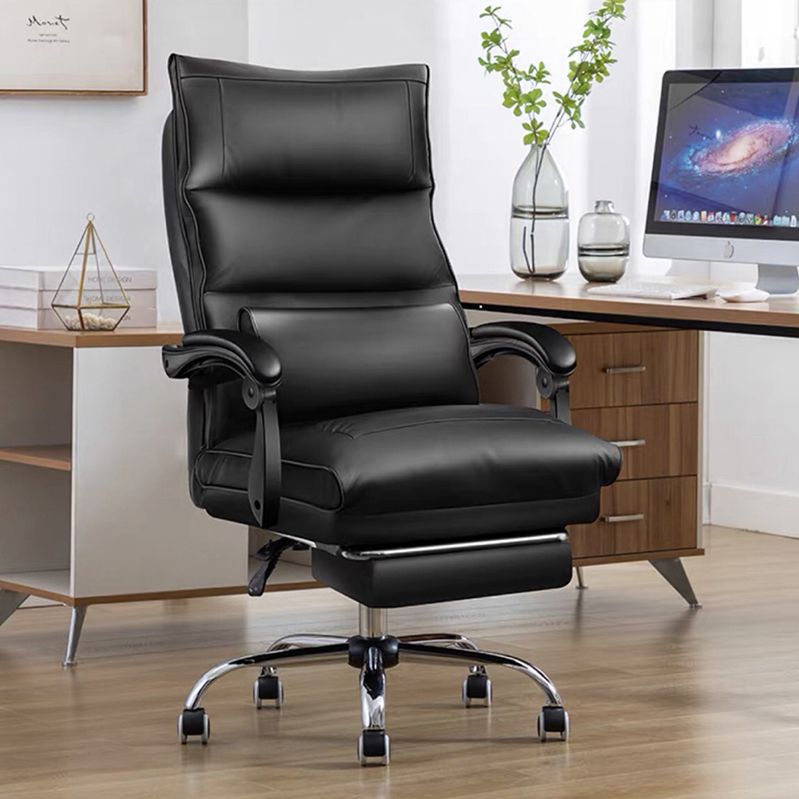 Adjustable Arm Executive Office Chair Modern High Back Desk Chair