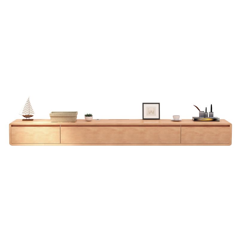 Wall-mounted TV Stand Console Modern TV Media Console with Drawers