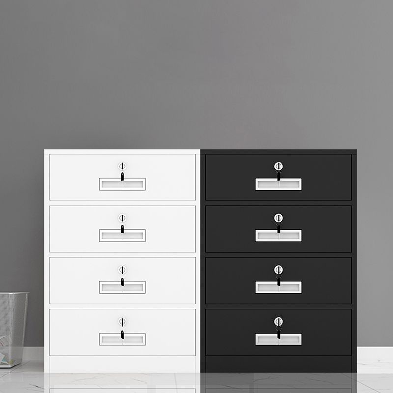 Vertical Filing Cabinet Metal File Cabinet with Lock and Storage