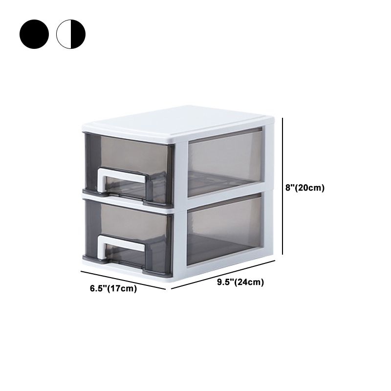 Contemporary File Cabinet Drawers Plastic Vertical File Cabinet for Home or Office