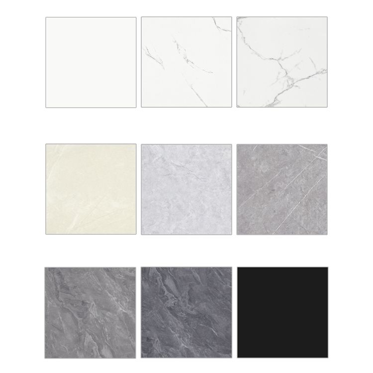 Rectangular Mildew Resistant Tile PVC Singular Peel & Stick Tile for Backsplash Wall