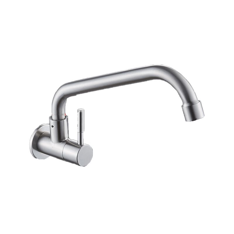 Contemporary Style Bar Faucet Metal Wall-mounted Kitchen Faucet